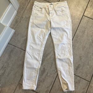 Closed Official Jeans Womens 28 Denim Italy Baker White